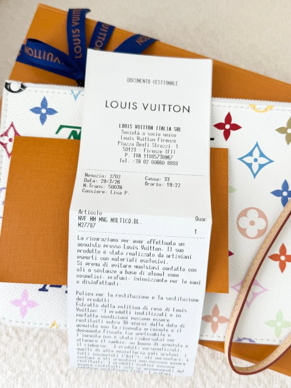 ✨NEW✨2026 Louis Vuitton x Takashi Murakami Wristlet Pouch - Multicolor/White - Picture 11 of 12